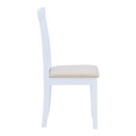 Houston chair in white shade 40x49x94cm - Image 3