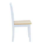 York chair in white-natural shade 39.5x47.5x89cm - Слика 3