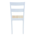 York chair in white-natural shade 39.5x47.5x89cm - Слика 5