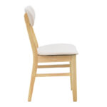 Gaborn chair in natural-beige shade 47x47x81.5cm - Слика 3