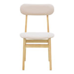 Gaborn chair in natural-beige shade 47x47x81.5cm - Слика 4