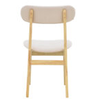 Gaborn chair in natural-beige shade 47x47x81.5cm - Слика 5
