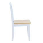 Mabor-York set 5 pieces extendable dining table, white wood, 120-150x80x73.8cm - Слика 4