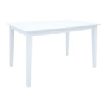 Mabor-York set 5 pieces extendable dining table, white wood, 120-150x80x73.8cm - Слика 5