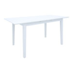 Mabor-York set 5 pieces extendable dining table, white wood, 120-150x80x73.8cm - Слика 6