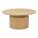 Coffee table Opols mdf in natural shade Φ90x42cm