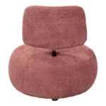 Stonie armchair bouclé fabric in rotten apple shade 67x73x67cm - Image 4