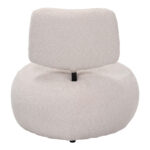 Stonie armchair bouclé fabric in beige shade 67x73x67cm - Слика 4