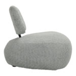 Stonie armchair bouclé fabric in green shade 67x73x67cm - Слика 2