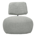 Stonie armchair bouclé fabric in green shade 67x73x67cm - Слика 3