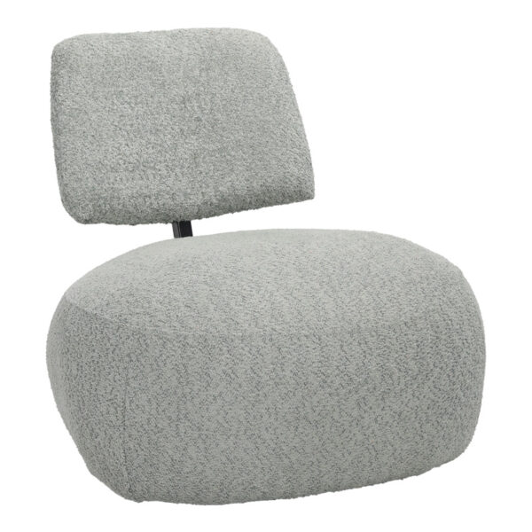 Фотеља Стони, букле ткаенина во зелена нијанса 67x73x67 см