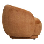 Armchair Freya amber fabric color 93x87x76cm - Image 2