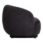 Armchair Freya dark grey fabric color 93x87x76cm - Image 2