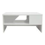 Coffee table Naya in white color 93x46x43cm - Image 3