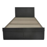 Bed Olympus with drawer in wenge color 140x200cm - Image 5