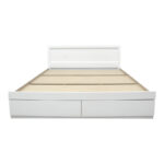 Bed Olympus with drawer in white color 120x200cm - Image 5