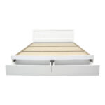 Bed Olympus with drawer in white color 120x200cm - Image 6
