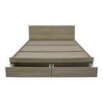 Bed Olympus with drawer in light oak color 160x200cm - Слика 6