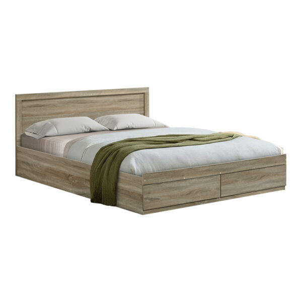 Bed Olympus with drawer in sonoma color 160x200cm
