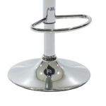 Bar stool Enzo folding brown pu-metal chrome 45x44x87cm - Слика 3