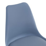 Office chair Gaston II pp-pu in light blue color 48x57x77-90cm - Image 6
