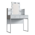 Dressing table Reby in white color 90x40x136.8cm
