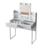 Dressing table Reby in white color 90x40x136.8cm - Image 3