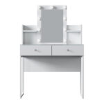 Dressing table Reby in white color 90x40x136.8cm - Image 4