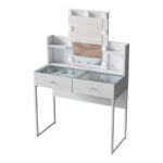 Dressing table Reby in white color 90x40x136.8cm - Image 5