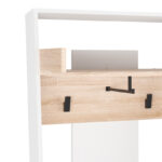 Sciove entrance furniture in white-natural shade 70x40x200cm - Слика 4