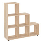 Bookcase Schody in oak shade 105.5x29.2x107cm