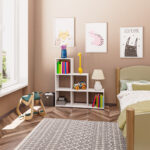 Bookcase Schody in white shade 105.5x29.2x107cm - Слика 2