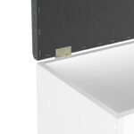 Entrance furniture - stool - shoe rack Oriental in white shade 100x37.2x50cm - Слика 5