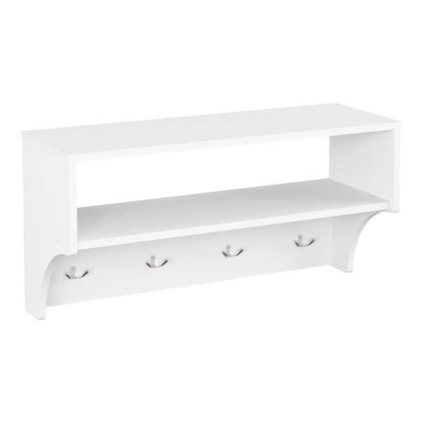 Crosta coat rack in white 80x28x40cm