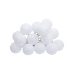 Деко лед ламби Батони ПВЦ во бела боја Д3.5x260 см