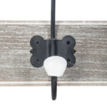 Coat hook Holden mdf in antique natural color 19.5x9x60.5cm - Image 2