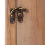 Wall keybox Keledy fir in natural color 26.4x8x38cm - Image 4