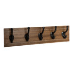 Coat hook Terty mdf in walnut color 50x8.5x13cm