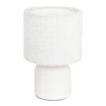 Table lamp Jela in white color D14x22cm