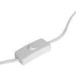 Table lamp Jela in white color D14x22cm - Image 3