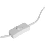 Table lamp Leyda ceramic in white-natural color D16x24cm - Image 3