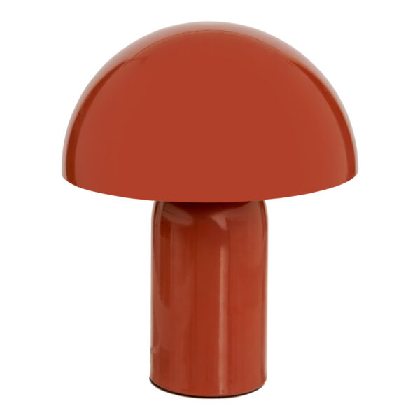 Table lamp Mushi metal in terracotta color D20x24,5cm