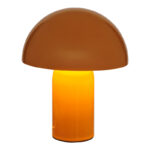 Table lamp Mushi metal in yellow color D20x24,5cm - Image 2