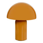 Table lamp Mushi metal in yellow color D20x24,5cm