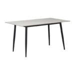 Azori-Gustas dining table set of 5 sintered stone-black-anthracite 120x60x75cm - Слика 5