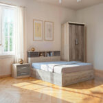 Пакет мебел за студентска спална соба „Облак“ сет од 3 парчиња