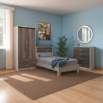 Пакет мебел за студентска спална соба „Coziness“ сет од 3 парчиња