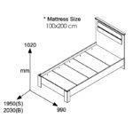 Student bedroom furniture package Coziness set of 3pcs - Слика 5