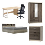 Студентски мебел, сет од 5 парчиња за пауза