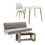 Пакет студентски мебел Smoothness сет од 5 парчиња